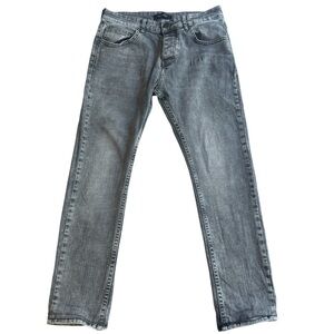 Men's Black Light Wash Jeans